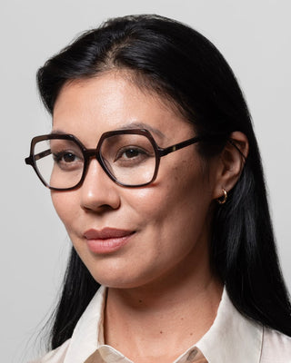 Andrea Dark Brown Lesebrillen