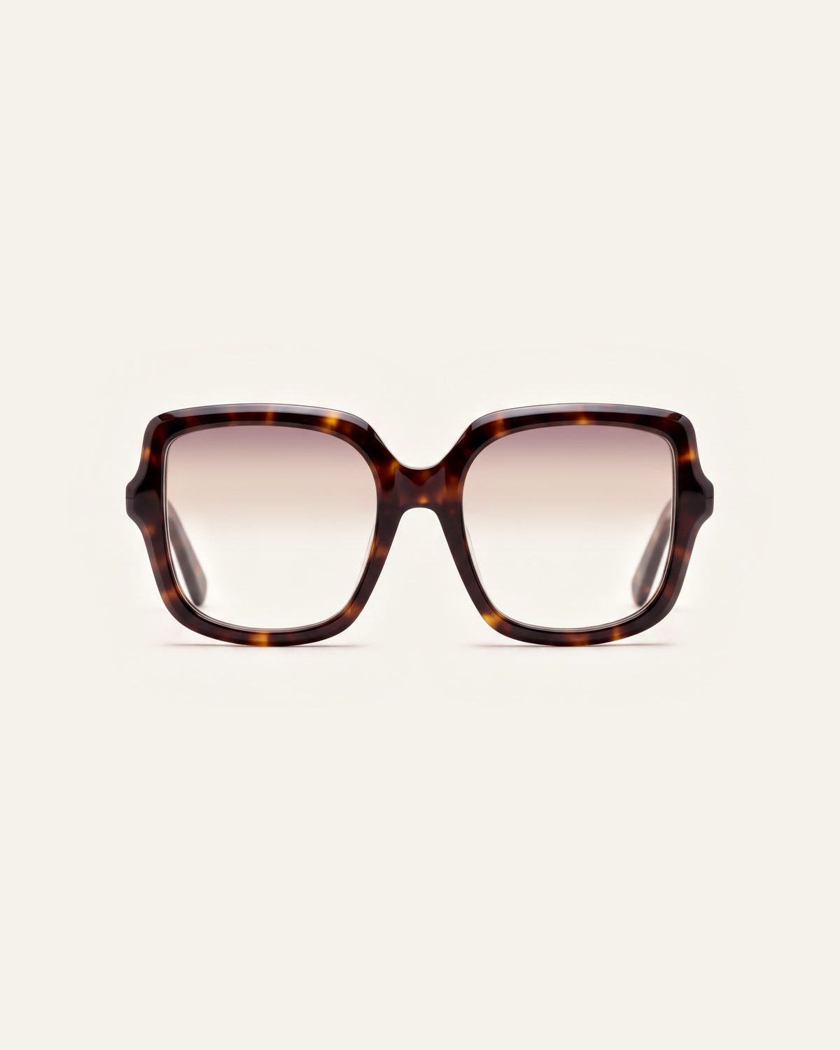 Elara in tortoiseshell, front, Heather lenses