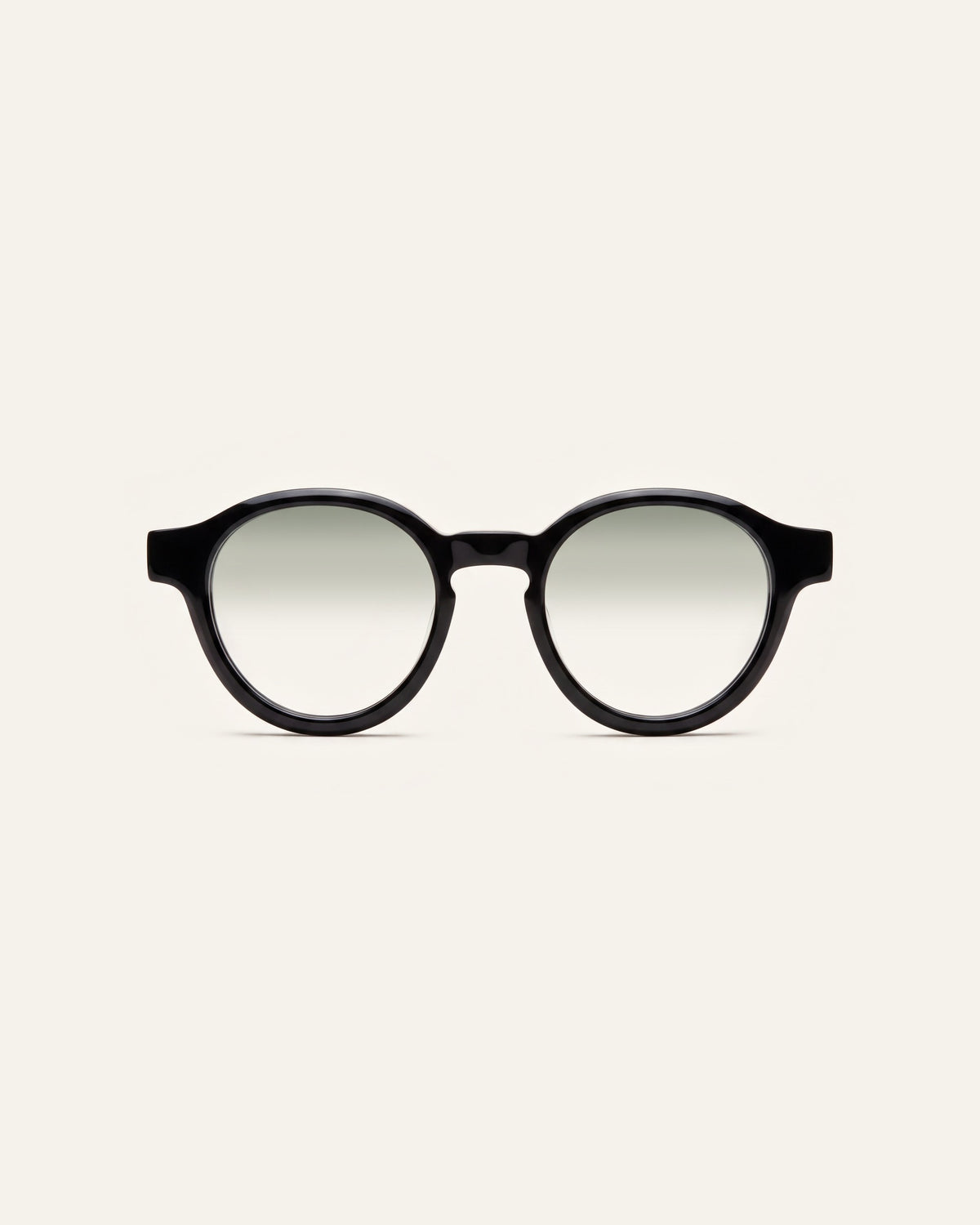 Nora in black, front, Sage lenses