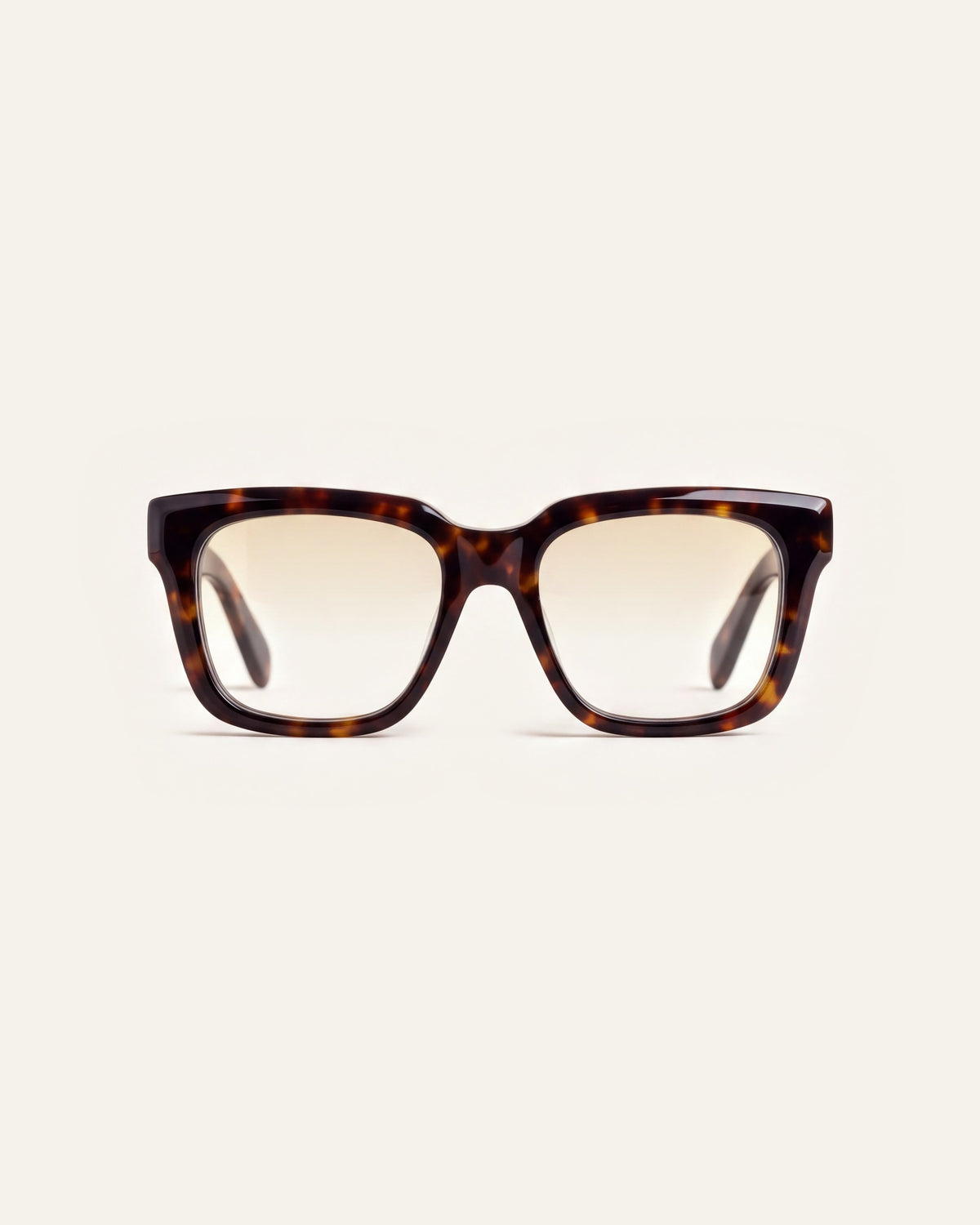 Therese in tortoiseshell, front, Dawn lenses