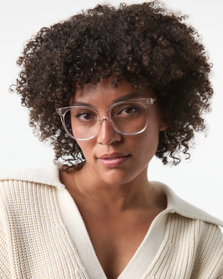 Maya Rose Quartz Blue Light